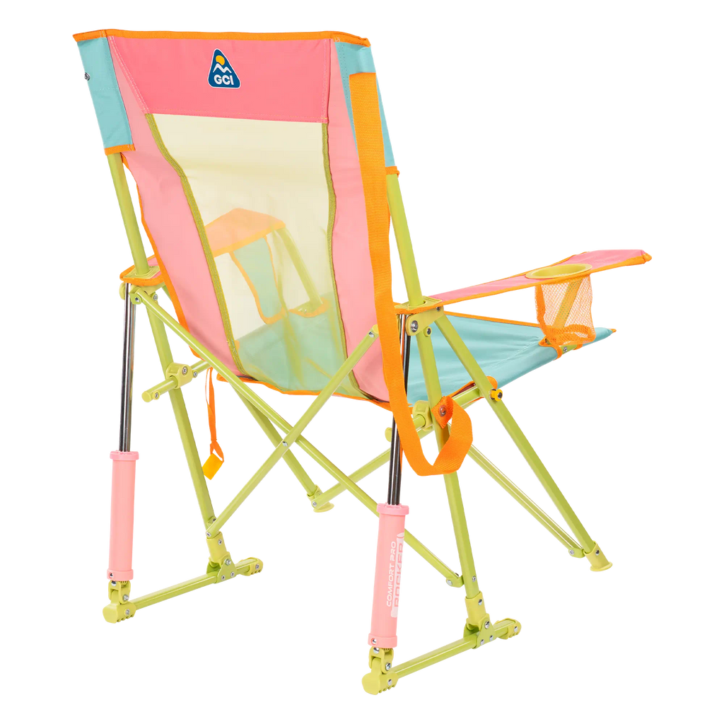 Luxury Camp Comfort Pro Rocker - Choice 375 - Patented Spring-Action Rocking Chair for Camping Detail