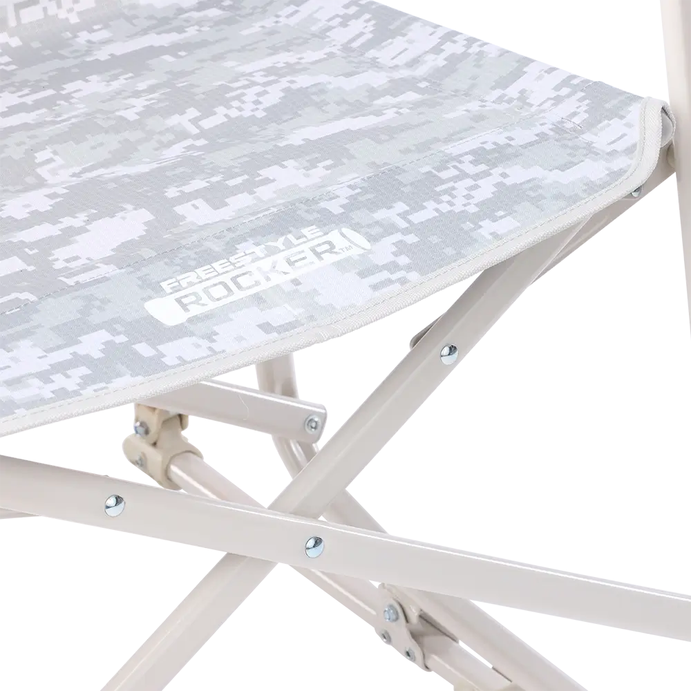 Heavy-Duty Freestyle Freestyle Rocker Elite - Choice 460 - Patented Spring-Action Rocking Chair for Camping Detail