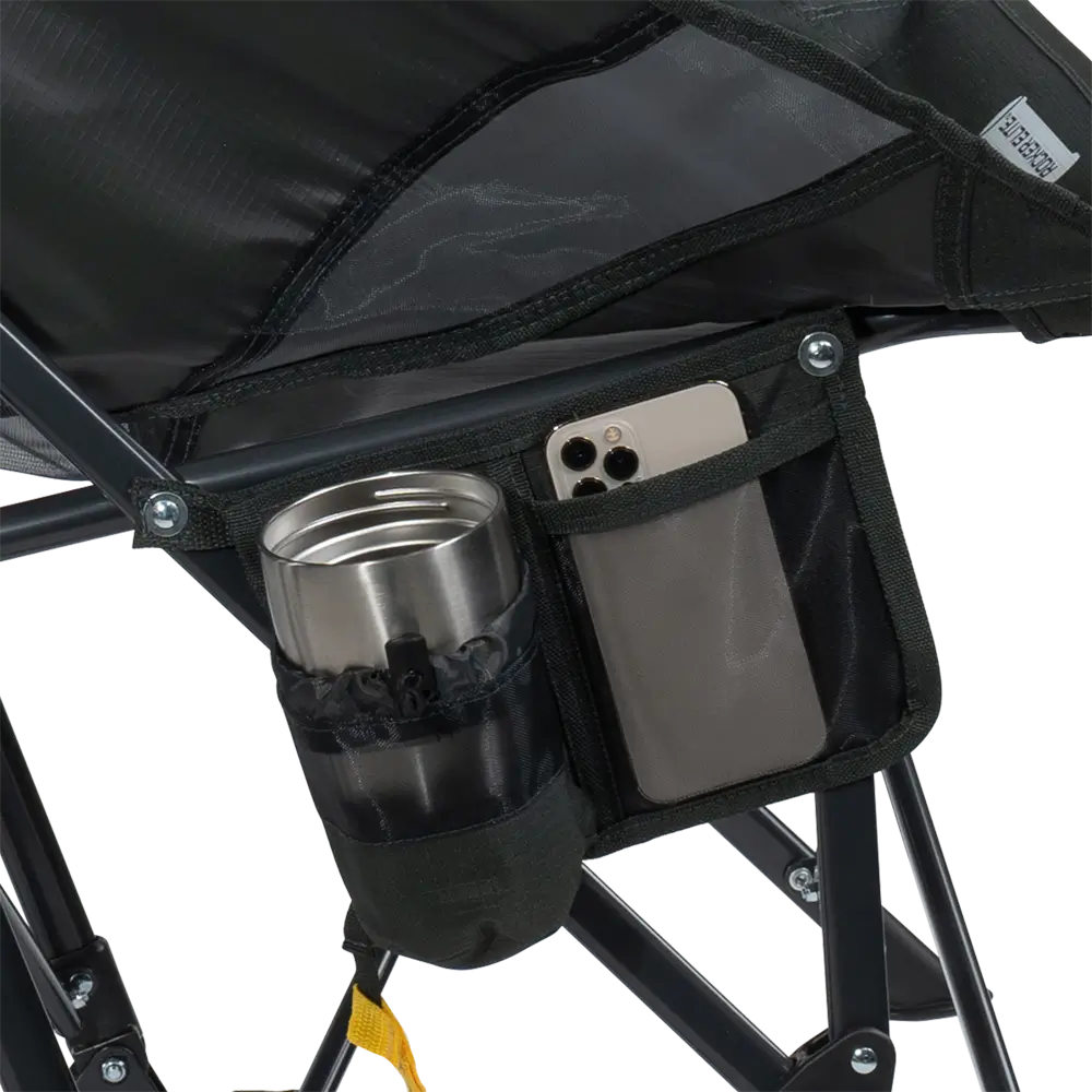 Premium All-Weather Pod Rocker Elite - Choice 832 - Patented Spring-Action Rocking Chair for Camping Detail