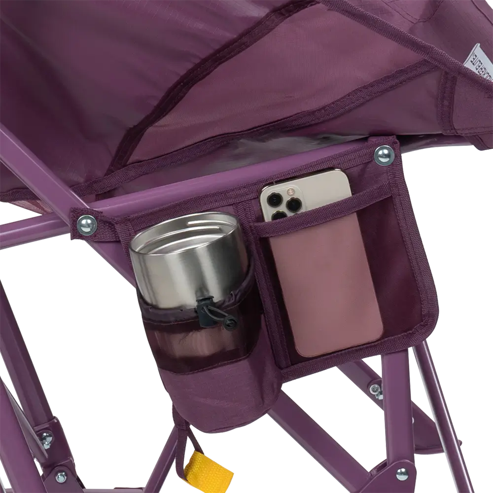 Premium All-Weather Pod Rocker Elite - Choice 832 - Patented Spring-Action Rocking Chair for Camping Detail