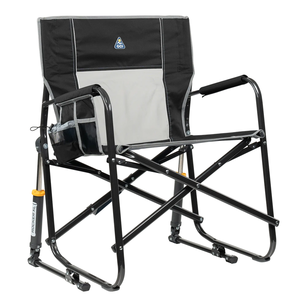Heavy-Duty Freestyle Freestyle Rocker XL - Choice 552 - RoadTrip Rocker Smooth Motion Camp Chair - Black