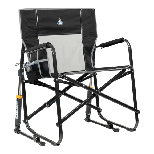 Heavy-Duty Freestyle Freestyle Rocker XL - Choice 552 - RoadTrip Rocker Smooth Motion Camp Chair - Black