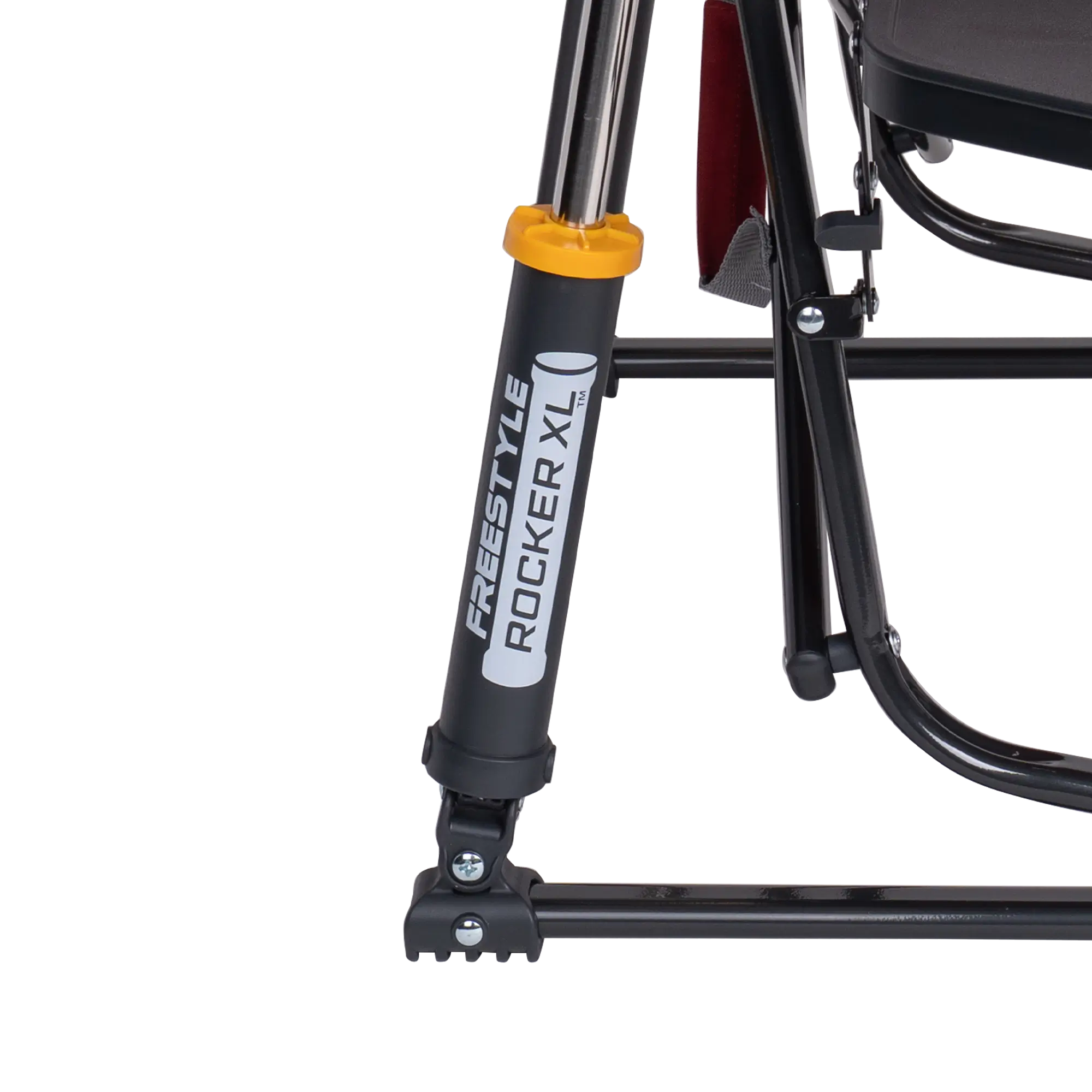 Luxury Camp Freestyle Rocker XL with Side Table - Choice 836 - Heavy-Duty Kickback Rocker with Beverage Holder Detail