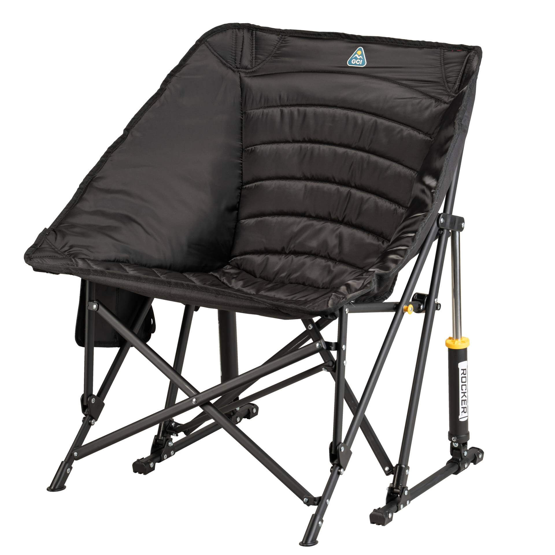 Heavy-Duty Freestyle Puff Rocker - Choice 731 - Patented Spring-Action Rocking Chair for Camping Detail