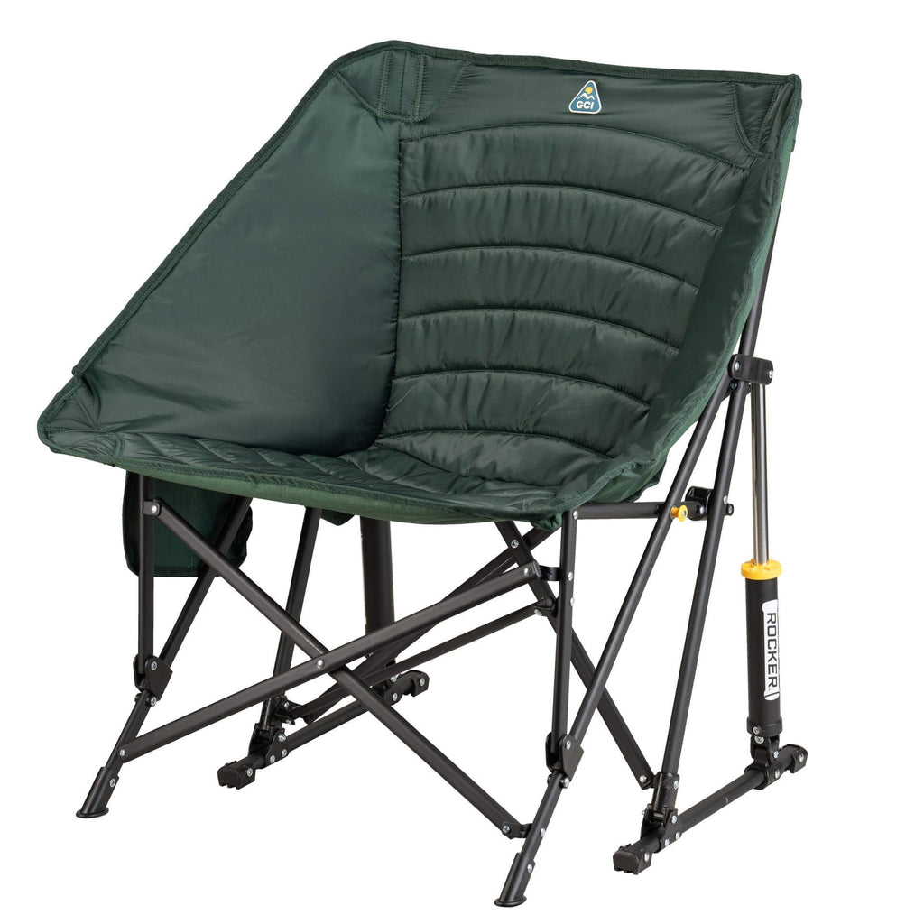 Heavy-Duty Freestyle Puff Rocker - Choice 731 - Patented Spring-Action Rocking Chair for Camping Detail