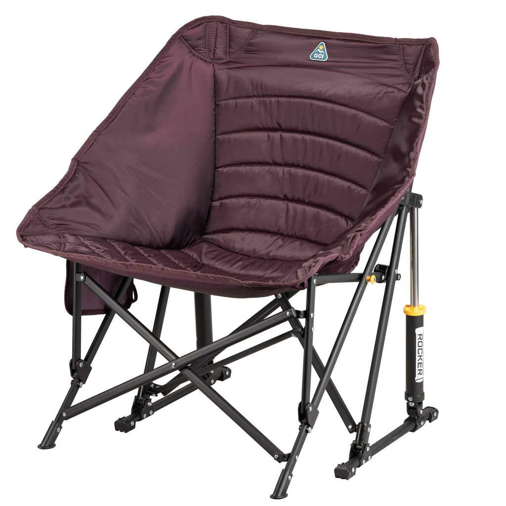 Heavy-Duty Freestyle Puff Rocker - Choice 731 - Patented Spring-Action Rocking Chair for Camping Detail