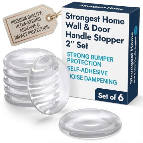 upgraded STRONGEST HOME Wall Protector for Door Knobs, Essentials
