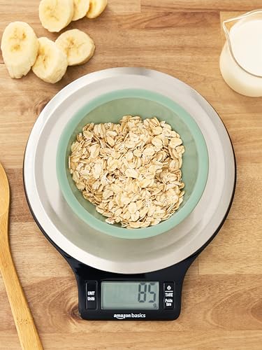 Eco-Friendly Basics Digital Kitchen Scale with LCD Display, Tare