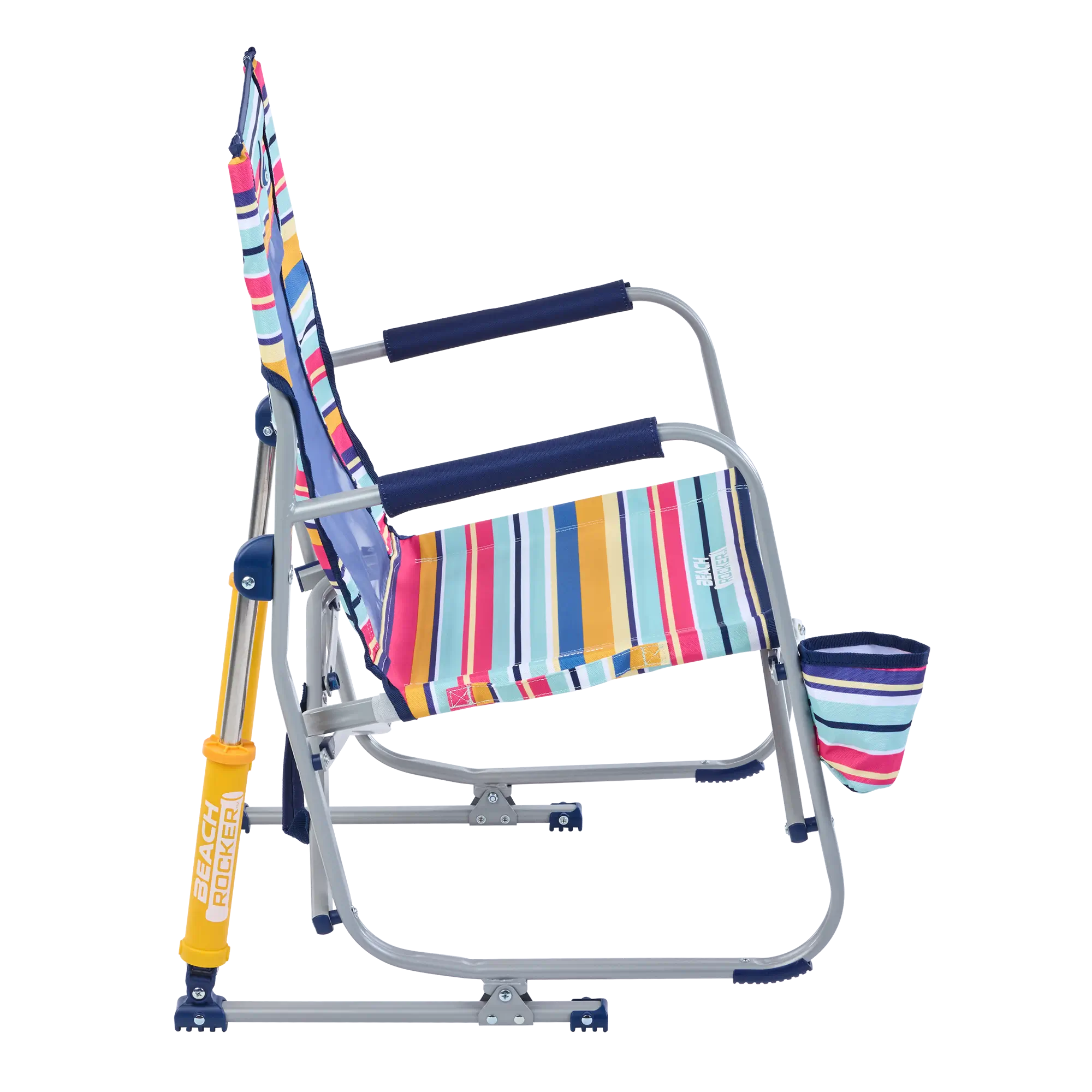 Patented Spring-Action Beach Rocker - Choice 712 - Freestyle Rocker Portable Outdoor Folding Chair Detail