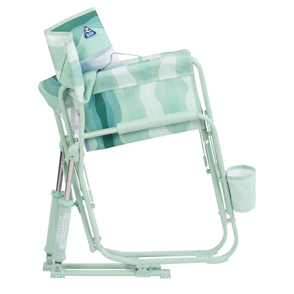 Patented Spring-Action Beach Rocker - Choice 712 - Freestyle Rocker Portable Outdoor Folding Chair Detail