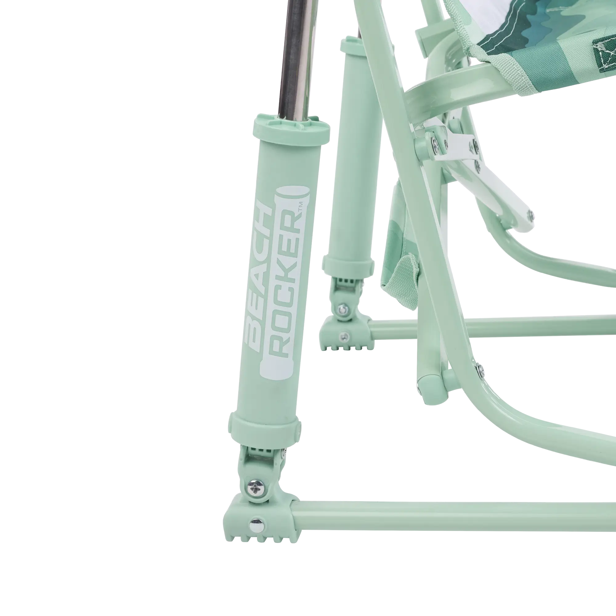 Patented Spring-Action Beach Rocker - Choice 712 - Freestyle Rocker Portable Outdoor Folding Chair Detail
