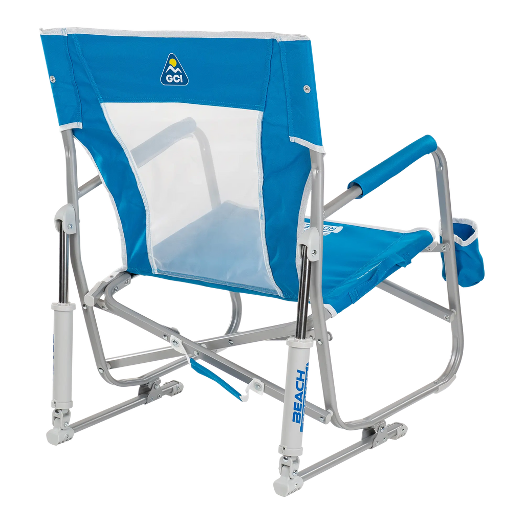 Patented Spring-Action Beach Rocker - Choice 712 - Freestyle Rocker Portable Outdoor Folding Chair Detail