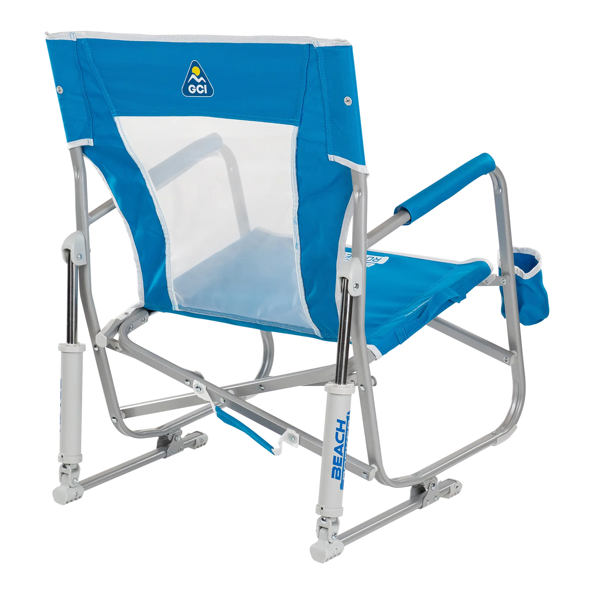 Patented Spring-Action Beach Rocker - Choice 712 - Freestyle Rocker Portable Outdoor Folding Chair Detail