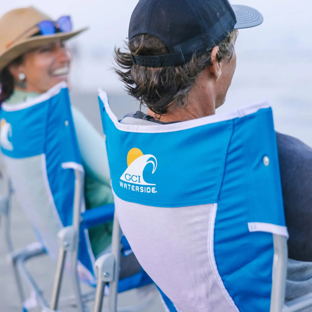 Luxury Camp Beach Rocker Bundle - Choice 773 - Freestyle Rocker Portable Outdoor Folding Chair Detail