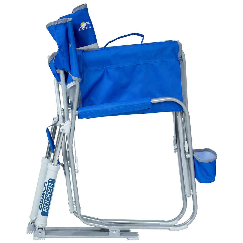 Luxury Camp Beach Rocker Bundle - Choice 773 - Freestyle Rocker Portable Outdoor Folding Chair Detail