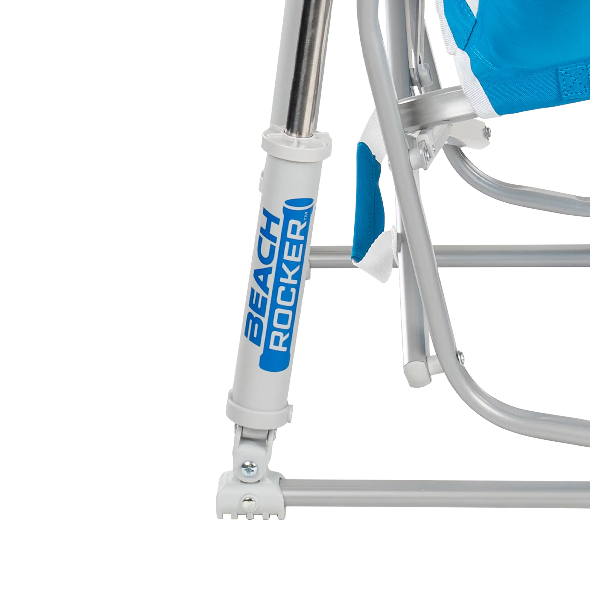 Patented Spring-Action Beach Rocker - Choice 712 - Freestyle Rocker Portable Outdoor Folding Chair Detail
