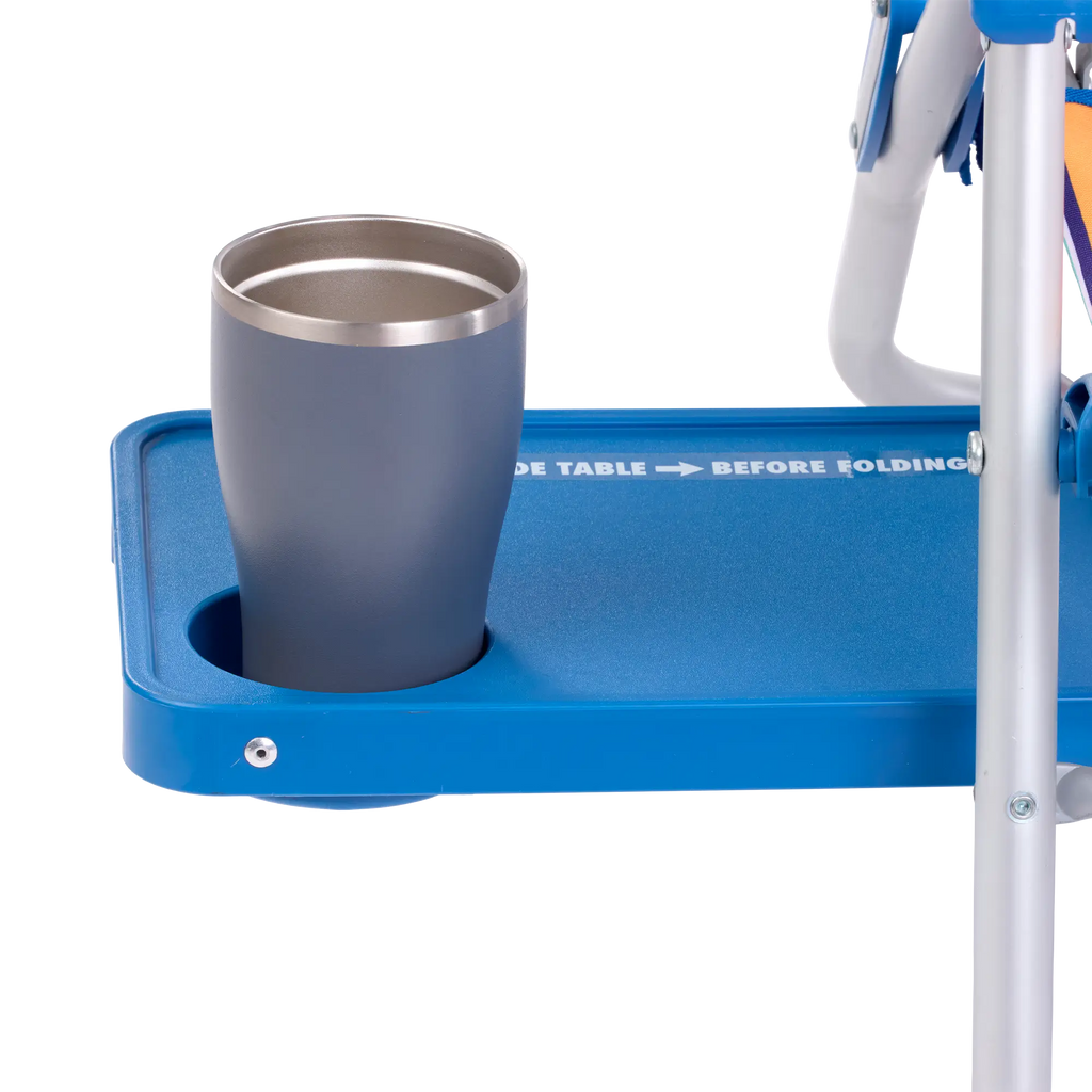 Rust-Resistant Aluminum Big Surf with Slide Table - Choice 334 - Rust-Resistant Aluminum Sand-Friendly Lounge Chair Detail