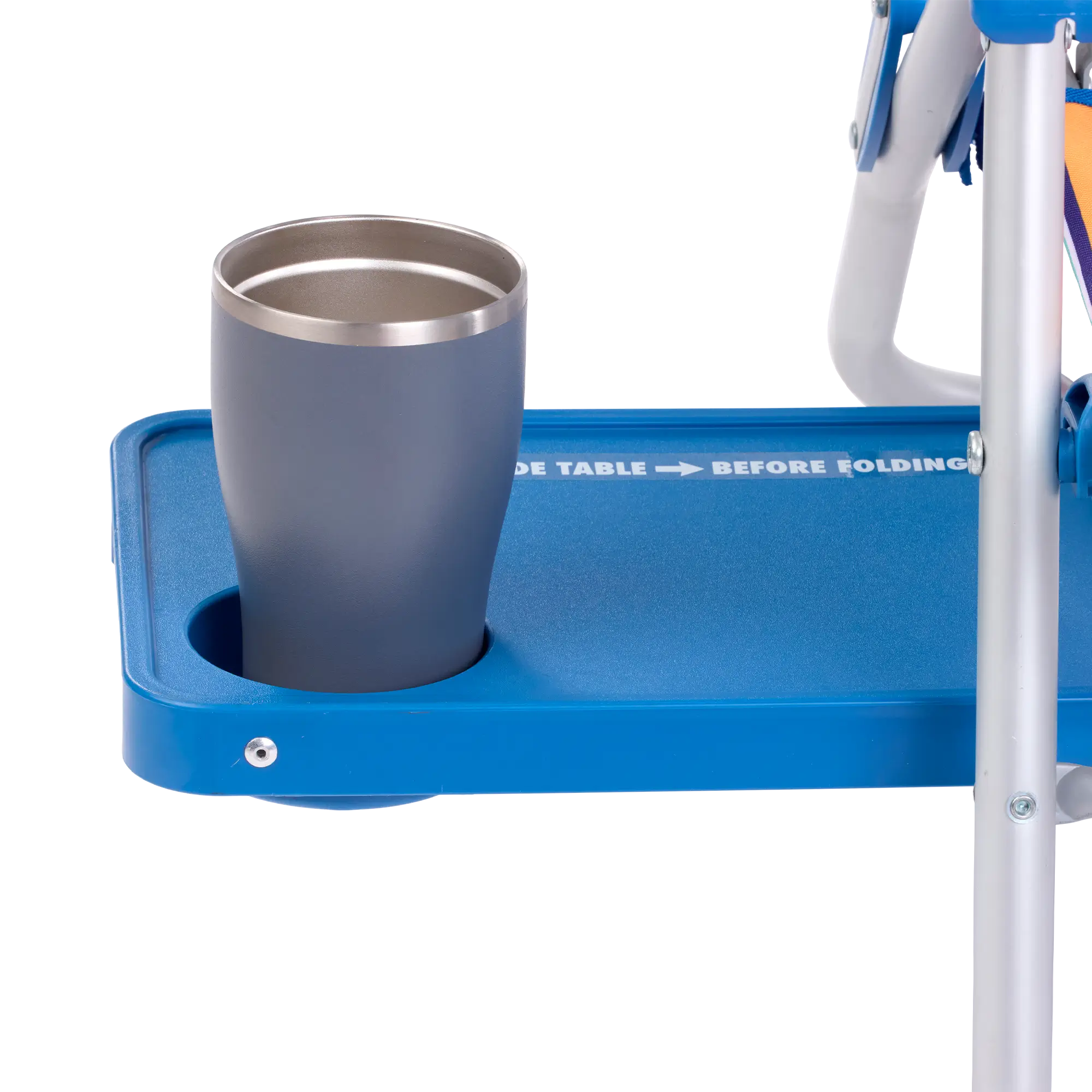 Rust-Resistant Aluminum Big Surf with Slide Table - Choice 334 - Rust-Resistant Aluminum Sand-Friendly Lounge Chair Detail