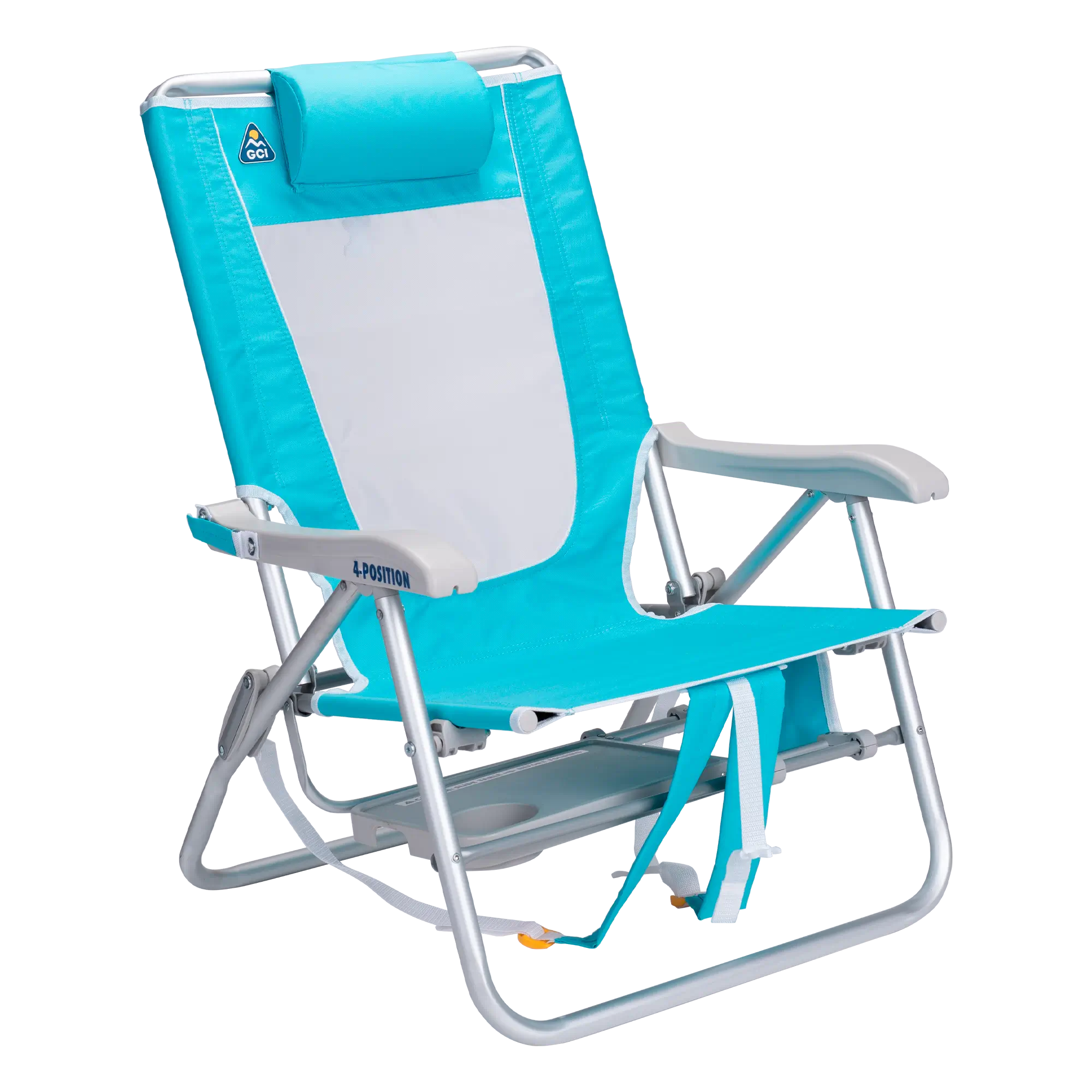 Rust-Resistant Aluminum Big Surf with Slide Table - Choice 334 - Rust-Resistant Aluminum Sand-Friendly Lounge Chair Detail