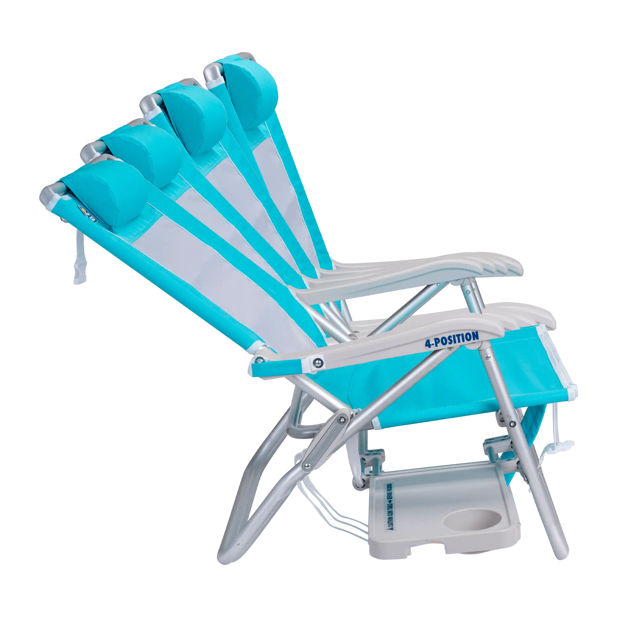 Rust-Resistant Aluminum Big Surf with Slide Table - Choice 334 - Rust-Resistant Aluminum Sand-Friendly Lounge Chair Detail