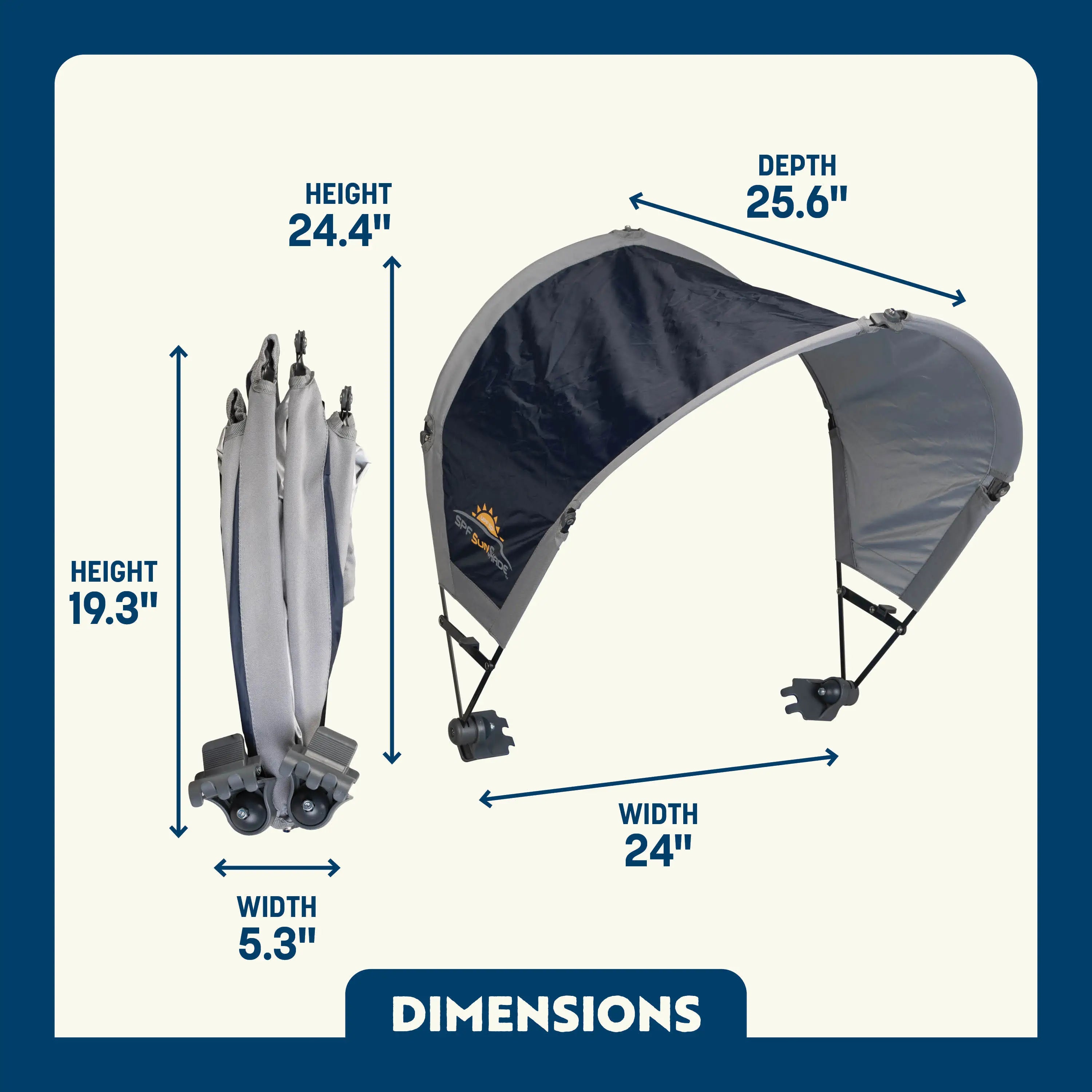 Heavy Duty SunShade Accessory - Choice 361 - Pop-Up Outdoor Sun Shelter - UV400 Protection Detail
