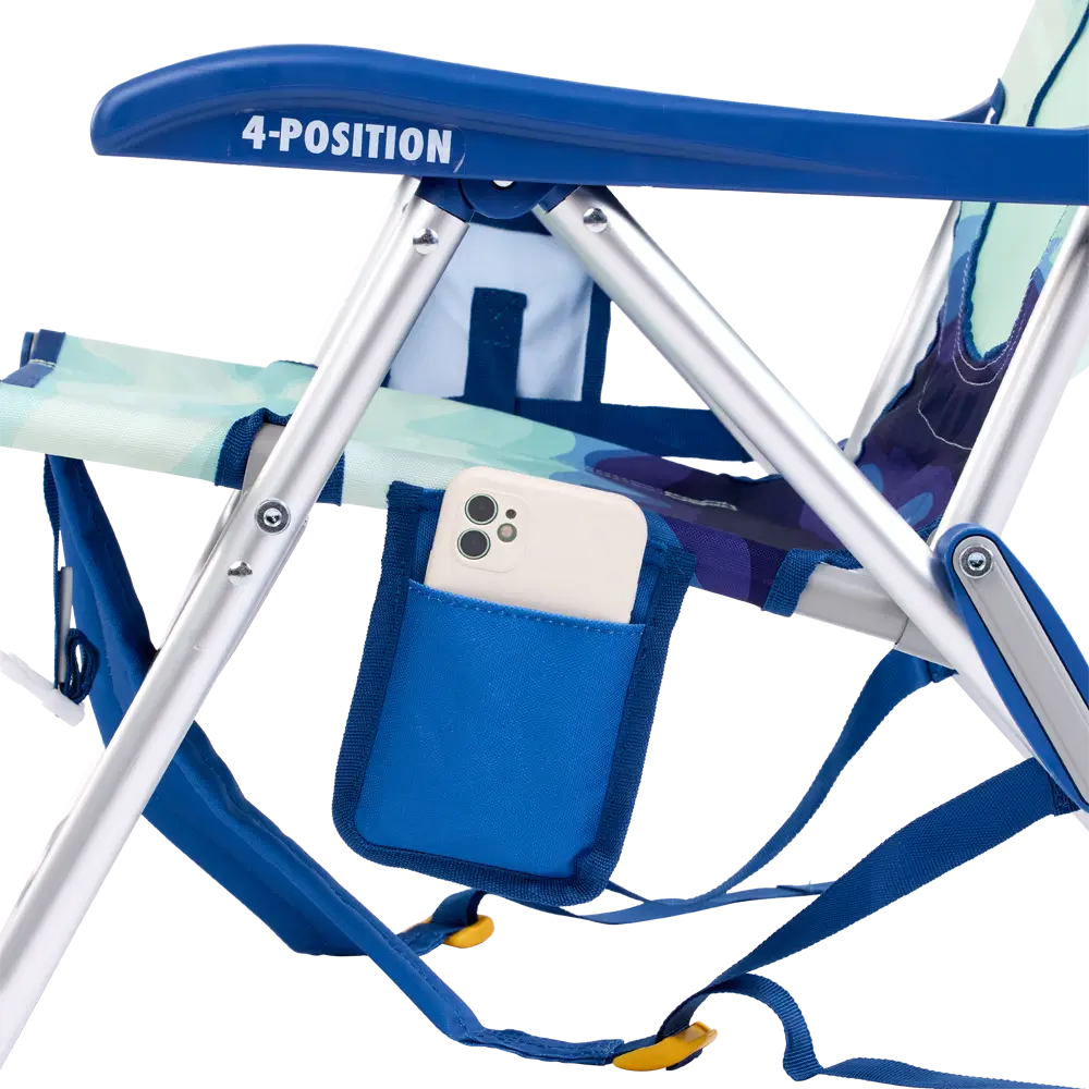 Sand-Friendly Backpack Beach Chair - Choice 709 - Rust-Resistant Aluminum Sand-Friendly Lounge Chair Detail