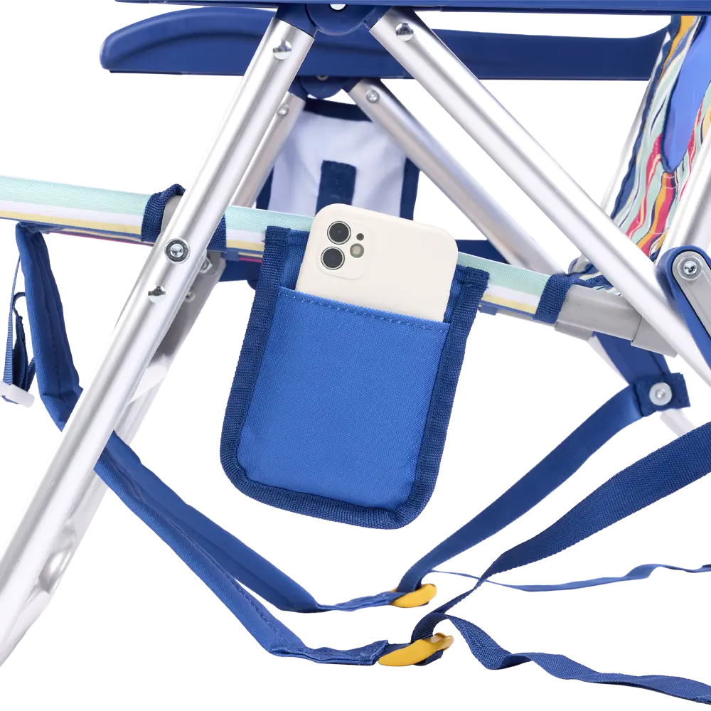 Sand-Friendly Backpack Beach Chair - Choice 709 - Rust-Resistant Aluminum Sand-Friendly Lounge Chair Detail