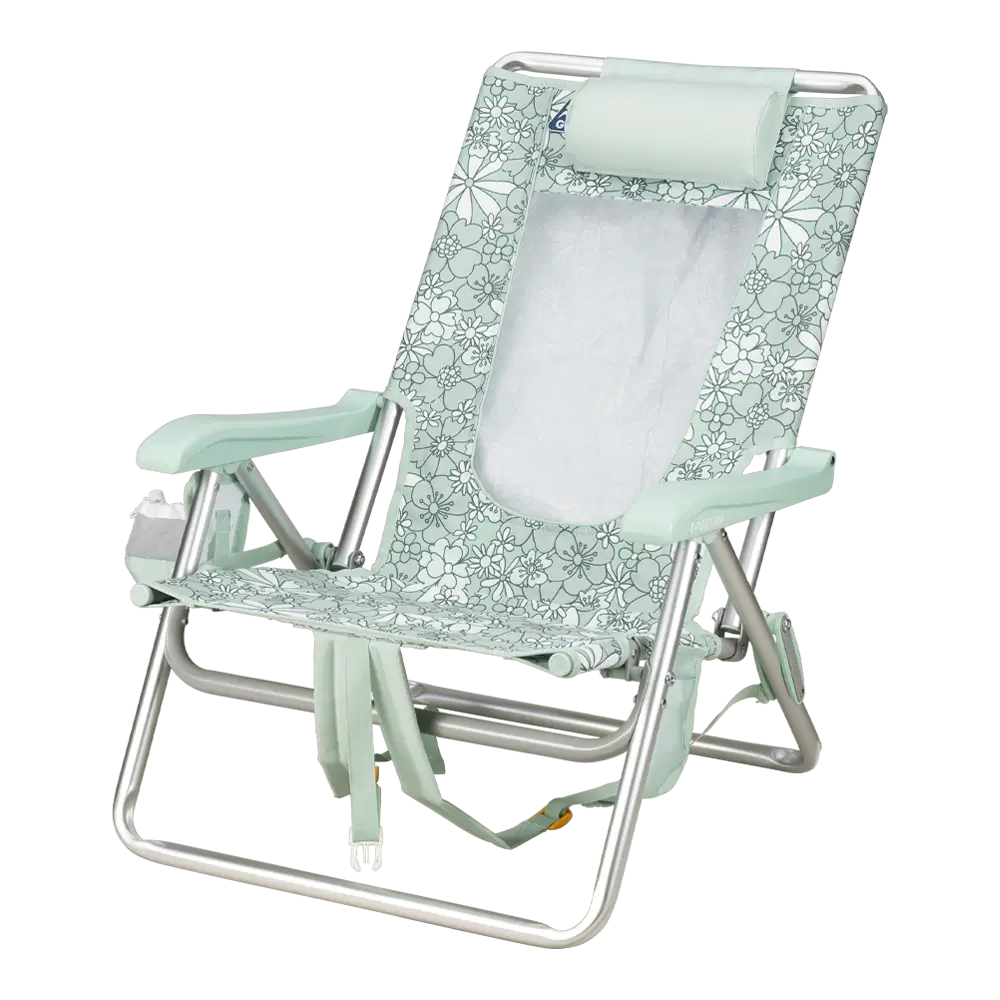 Sand-Friendly Backpack Beach Chair - Choice 709 - Rust-Resistant Aluminum Sand-Friendly Lounge Chair Detail