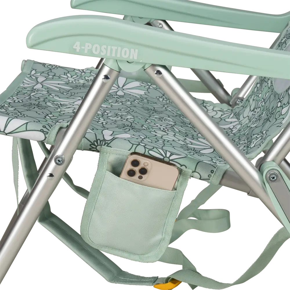 Sand-Friendly Backpack Beach Chair - Choice 709 - Rust-Resistant Aluminum Sand-Friendly Lounge Chair Detail