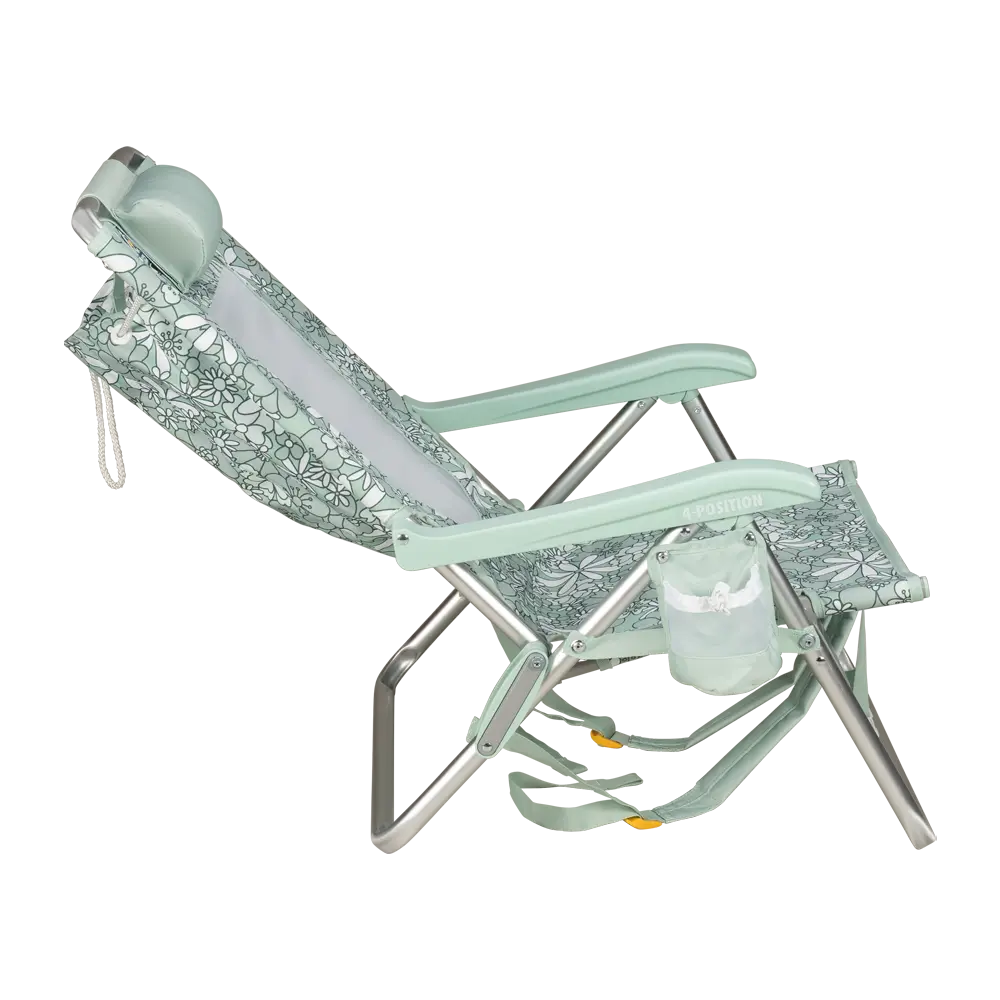 Sand-Friendly Backpack Beach Chair - Choice 709 - Rust-Resistant Aluminum Sand-Friendly Lounge Chair Detail