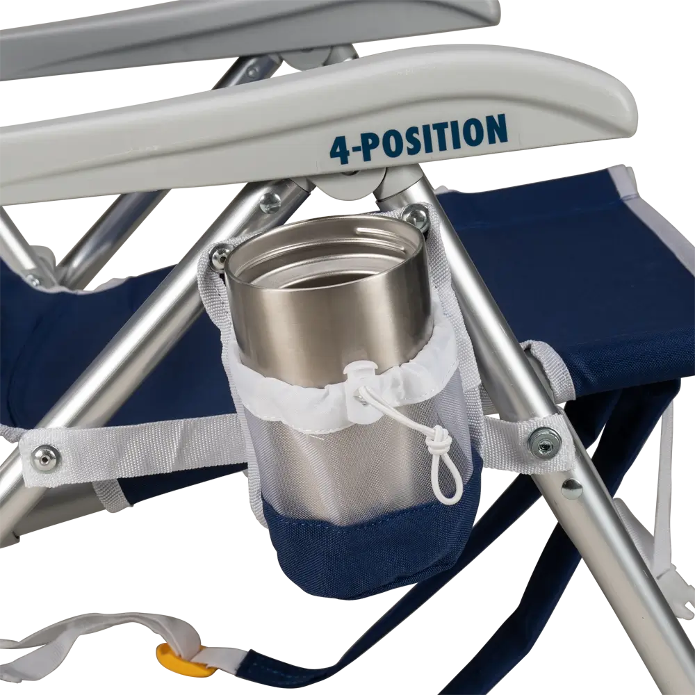 Sand-Friendly Backpack Beach Chair - Choice 709 - Rust-Resistant Aluminum Sand-Friendly Lounge Chair Detail