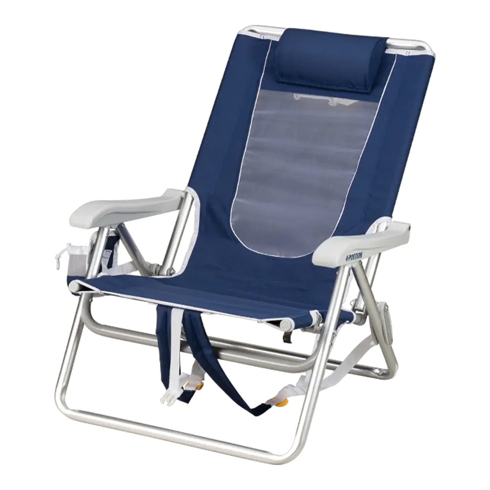 Sand-Friendly Backpack Beach Chair - Choice 709 - Rust-Resistant Aluminum Sand-Friendly Lounge Chair Detail