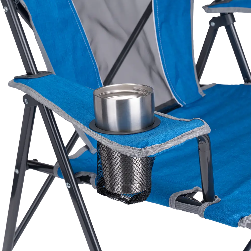 Telescoping Frame Comfort Quad Chair - Choice 989 - Space-Saving Micro-Folding Chair for Backpacking Detail