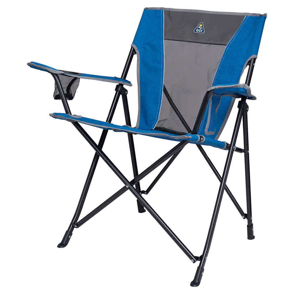 Telescoping Frame Comfort Quad Chair - Choice 989 - Space-Saving Micro-Folding Chair for Backpacking Detail