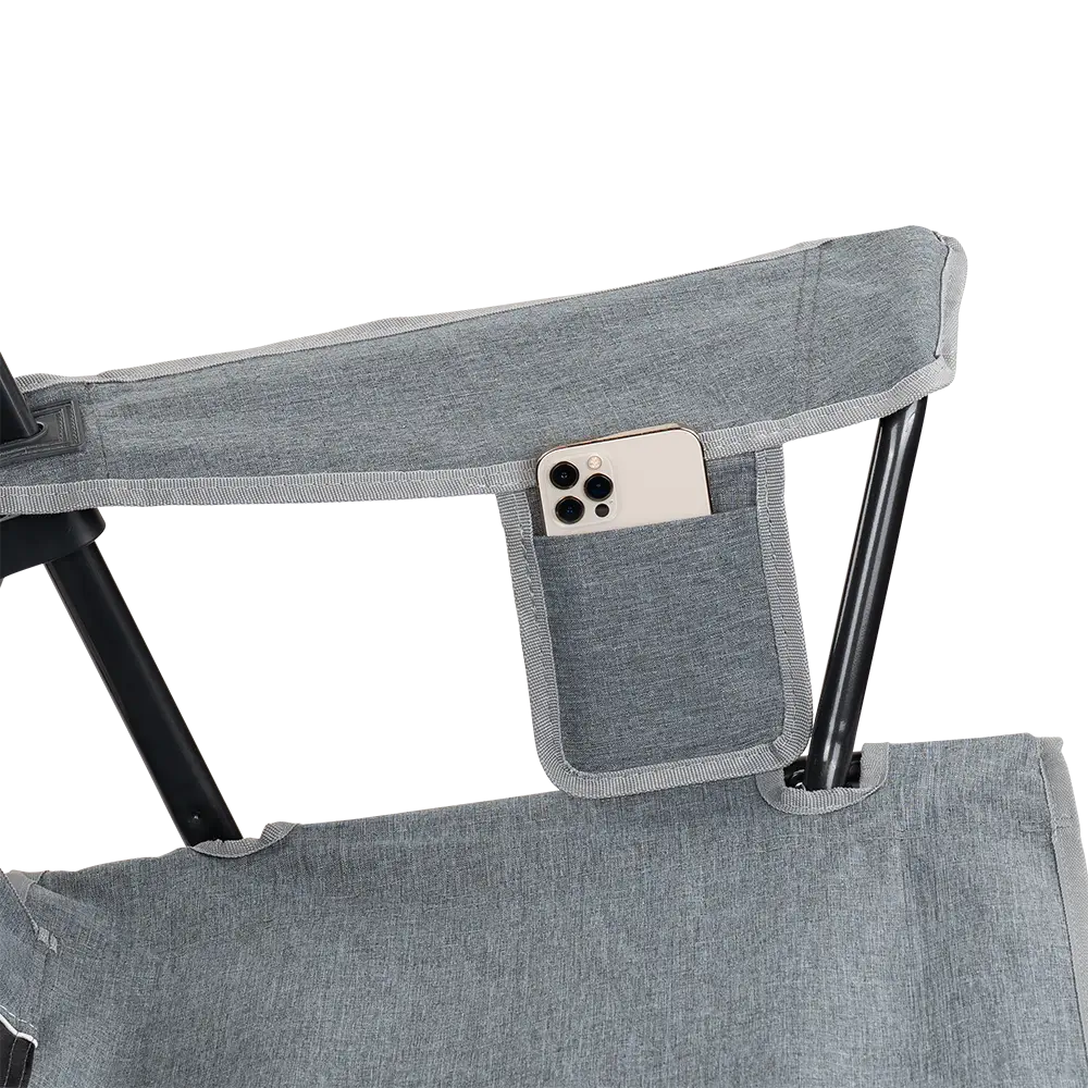Telescoping Frame Comfort Quad Chair - Choice 989 - Space-Saving Micro-Folding Chair for Backpacking Detail