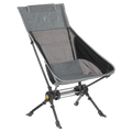 Luxury Camp ComPack Rocker - Choice 980 - Freestyle Rocker Portable Outdoor Folding Chair - Heathered Pewter