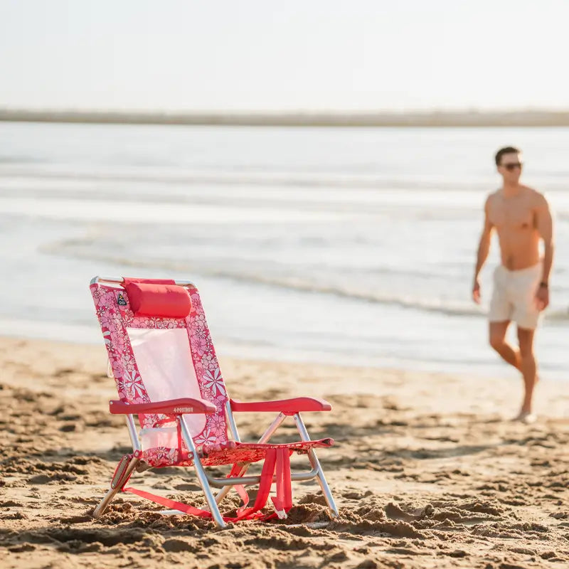Sand-Friendly Backpack Beach Chair - Choice 709 - Rust-Resistant Aluminum Sand-Friendly Lounge Chair Detail