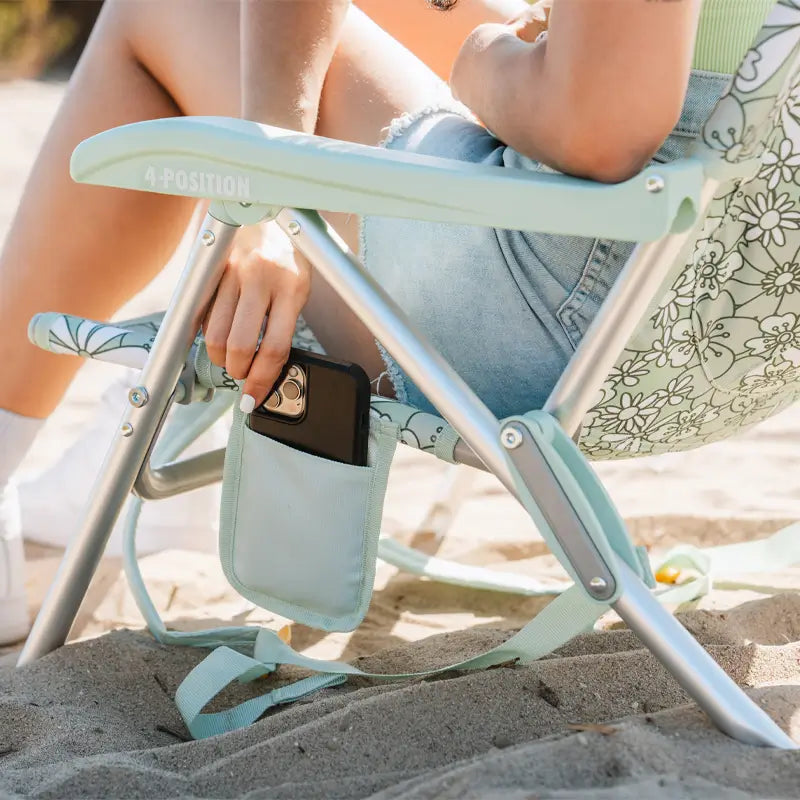 Sand-Friendly Backpack Beach Chair - Choice 709 - Rust-Resistant Aluminum Sand-Friendly Lounge Chair Detail