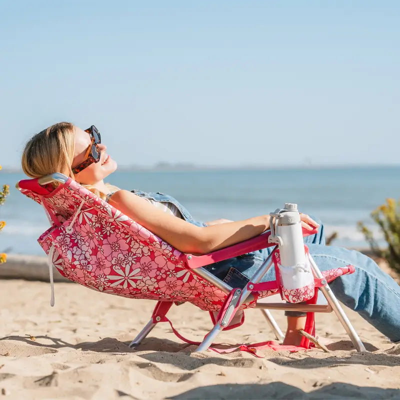 Sand-Friendly Backpack Beach Chair - Choice 709 - Rust-Resistant Aluminum Sand-Friendly Lounge Chair Detail