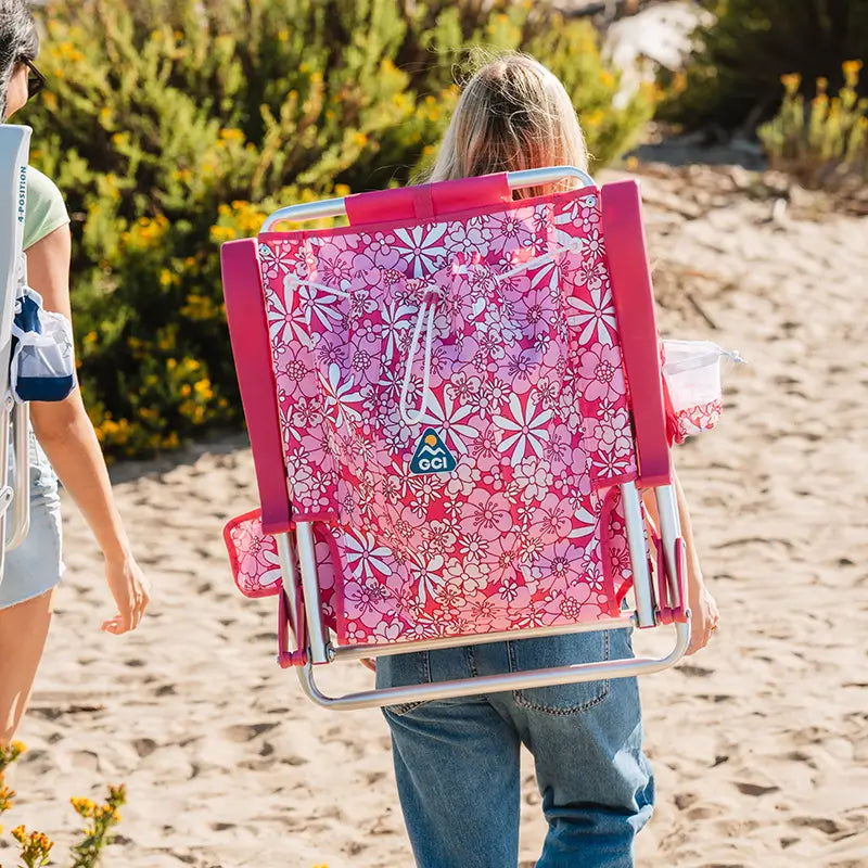 Sand-Friendly Backpack Beach Chair - Choice 709 - Rust-Resistant Aluminum Sand-Friendly Lounge Chair Detail