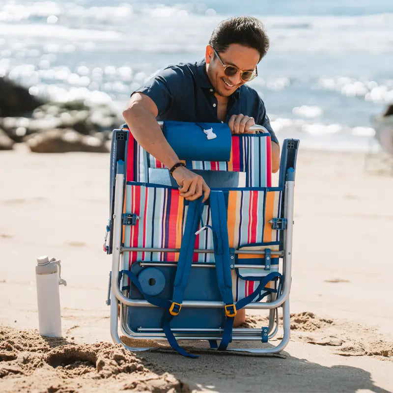 Rust-Resistant Aluminum Big Surf with Slide Table - Choice 334 - Rust-Resistant Aluminum Sand-Friendly Lounge Chair Detail