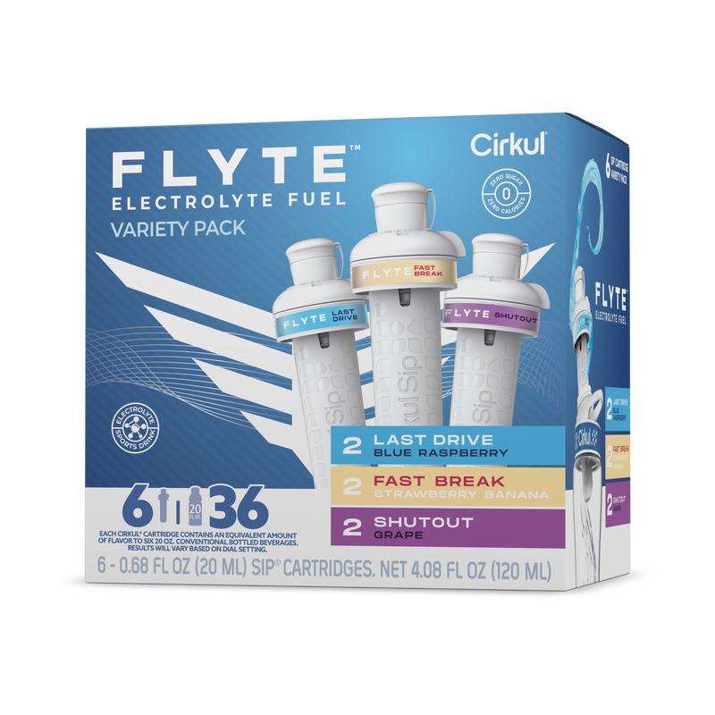 Vitamin-Infused Flyte 6-Pack Variety Pack MMZB - Electrolyte Hydration Enhanced Taste Cartridges - Default Title