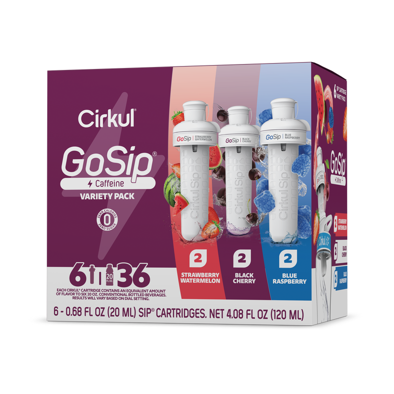 Vitamin-Infused GoSip 6-Pack Variety Pack CB6Q - Vitamin-Infused Natural Refreshing Flavor Core - Default Title