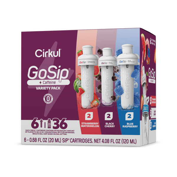 Vitamin-Infused GoSip 6-Pack Variety Pack CB6Q - Vitamin-Infused Natural Refreshing Flavor Core - Default Title
