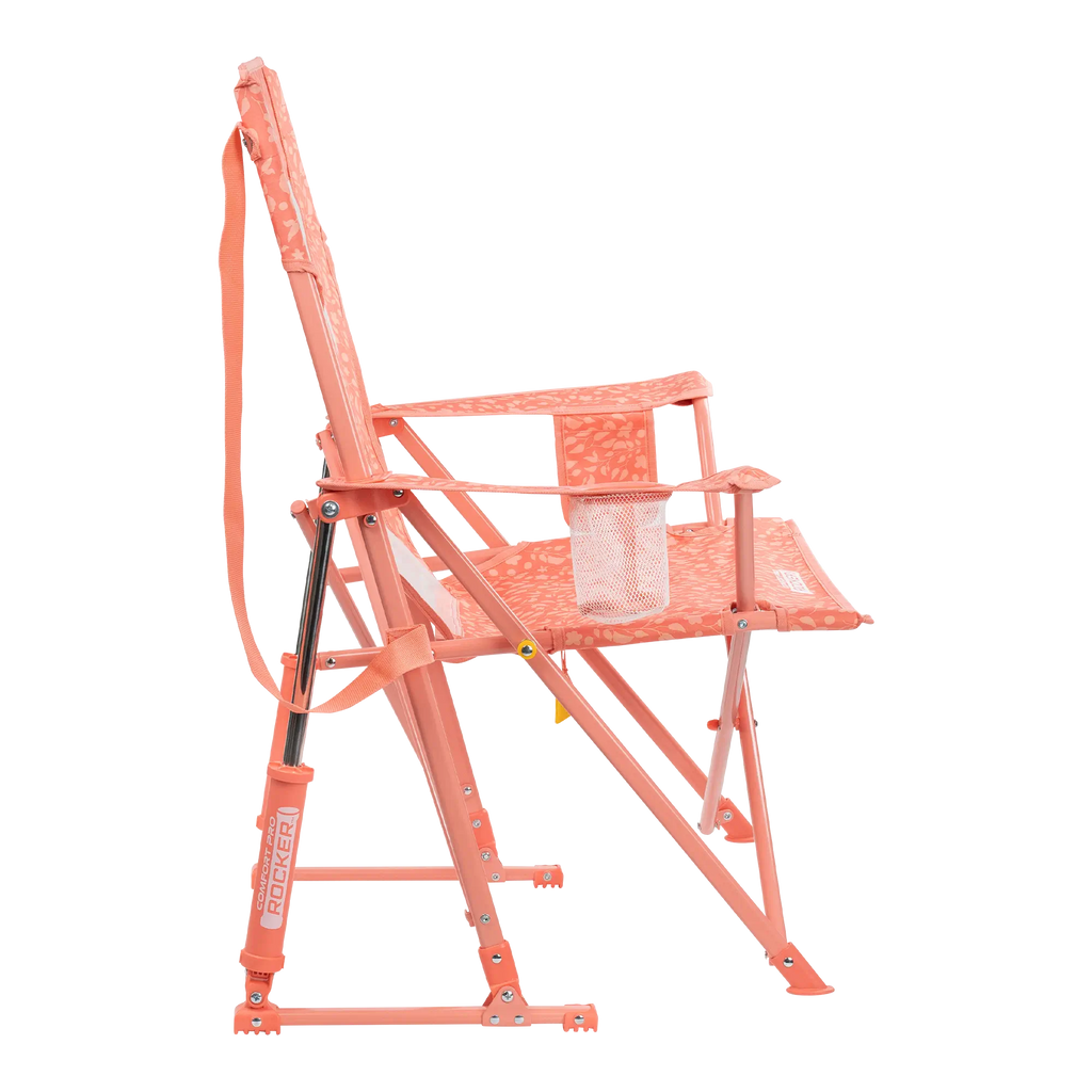 Luxury Camp Comfort Pro Rocker - Choice 375 - Patented Spring-Action Rocking Chair for Camping Detail