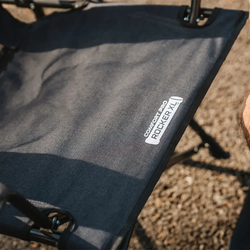 Luxury Camp Comfort Pro Rocker XL - Choice 107 - Heavy-Duty Kickback Rocker with Beverage Holder Detail