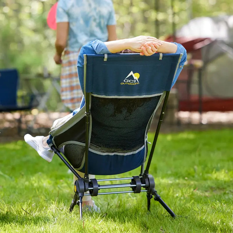 Luxury Camp ComPack Rocker - Choice 980 - Freestyle Rocker Portable Outdoor Folding Chair Detail