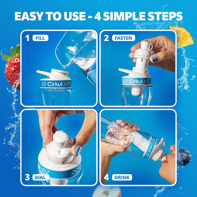 Sugar-Free FitSip 6-Pack Variety Pack HE3H - Vitamin-Infused Natural Refreshing Flavor Core Detail
