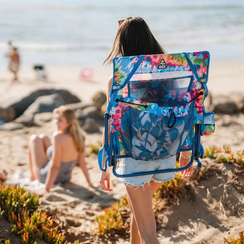 Low-Profile Everywhere Chair 2 - Choice 656 - Portable Heavy-Duty Low Boy Chair for Ocean Side Detail