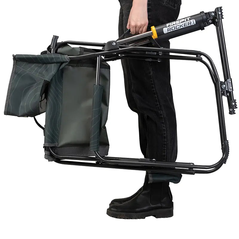 Patented Spring-Action FirePit Rocker - Choice 737 - RoadTrip Rocker Smooth Motion Camp Chair Detail